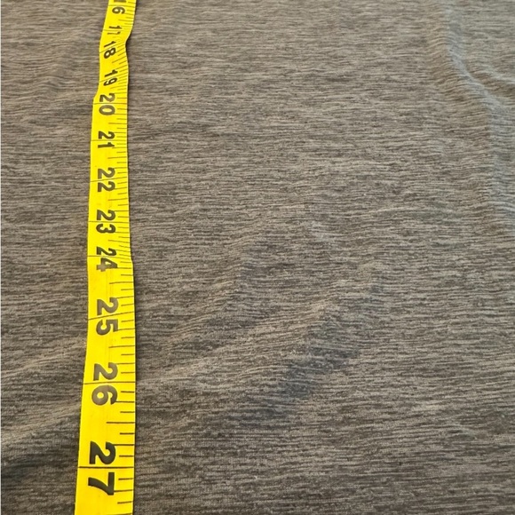 Under Armour Men's Heathered Gray Long Sleeve Tee Small Fitted ColdGear Base - Picture 4 of 7